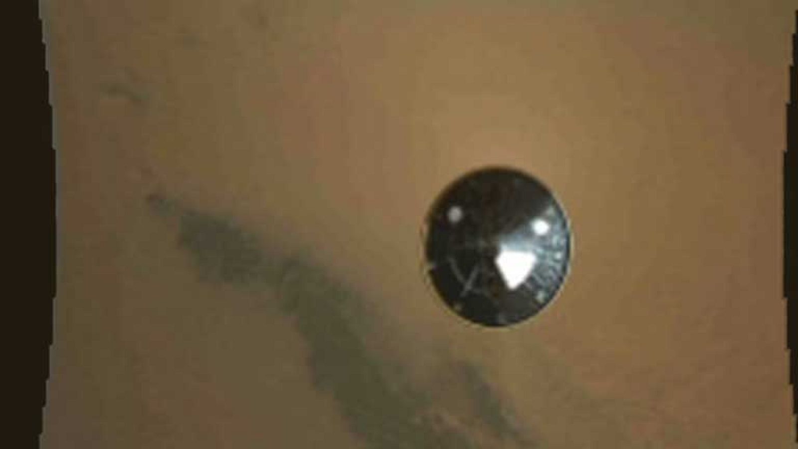 Primeras imágenes del aterrizaje del Curiosity en Marte