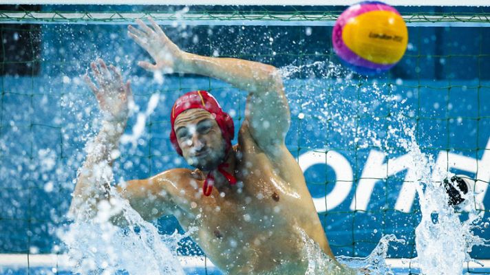 Telediario 1 - España pierde con Italia y se enfrentará a Montenegro en cuartos de waterpolo masculino
