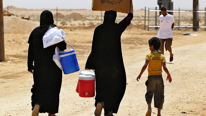  - El recrudecimiento de los combates en Siria aumenta el flujo de refugiados a los países vecinos