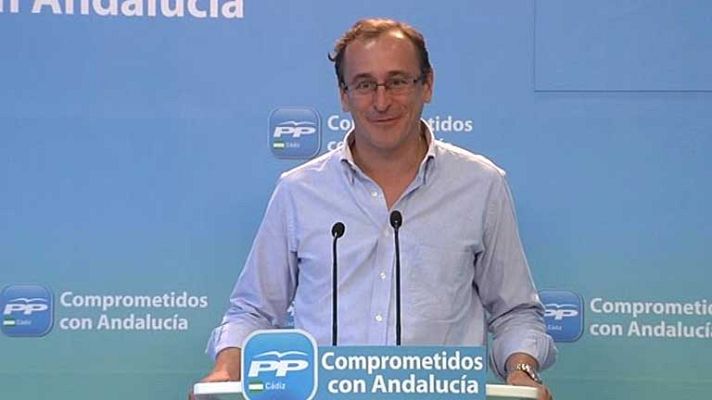 Telediario 1 - PP y PSOE se enfrentan de nuevo respecto a la atención médica a los inmigrantes