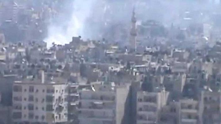 Telediario 1 - Gran ofensiva del ejército sirio sobre Alepo