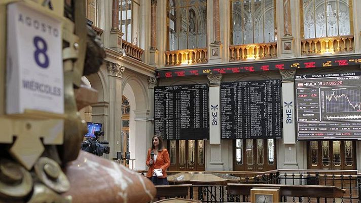 La tarde en 24h - La Bolsa española cae un 0,84%