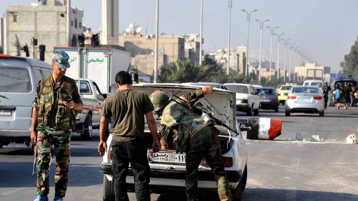 Telediario 1 - Recuperación del control de Alepo
