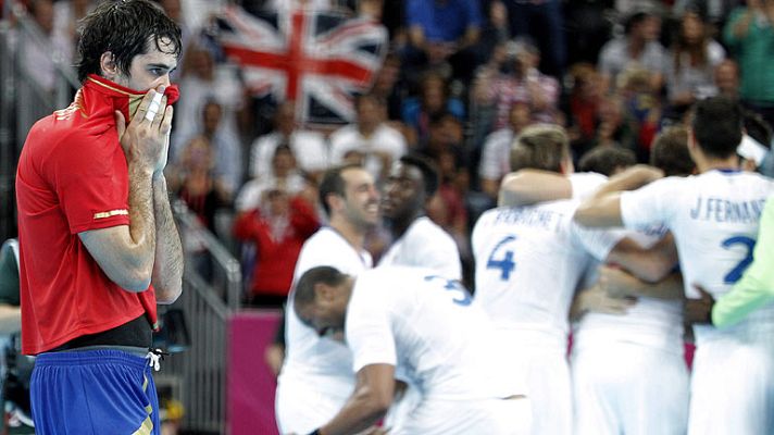 Telediario 1 - Dolorosa eliminación de España en balonmano