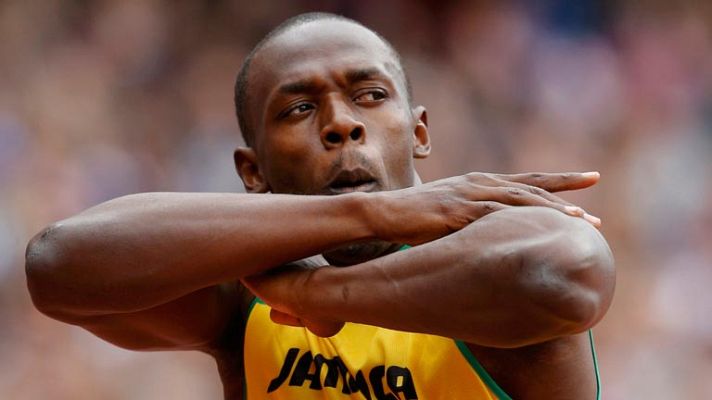 Telediario 1 - Usain Bolt, a 200m del reinado de la velocidad pura