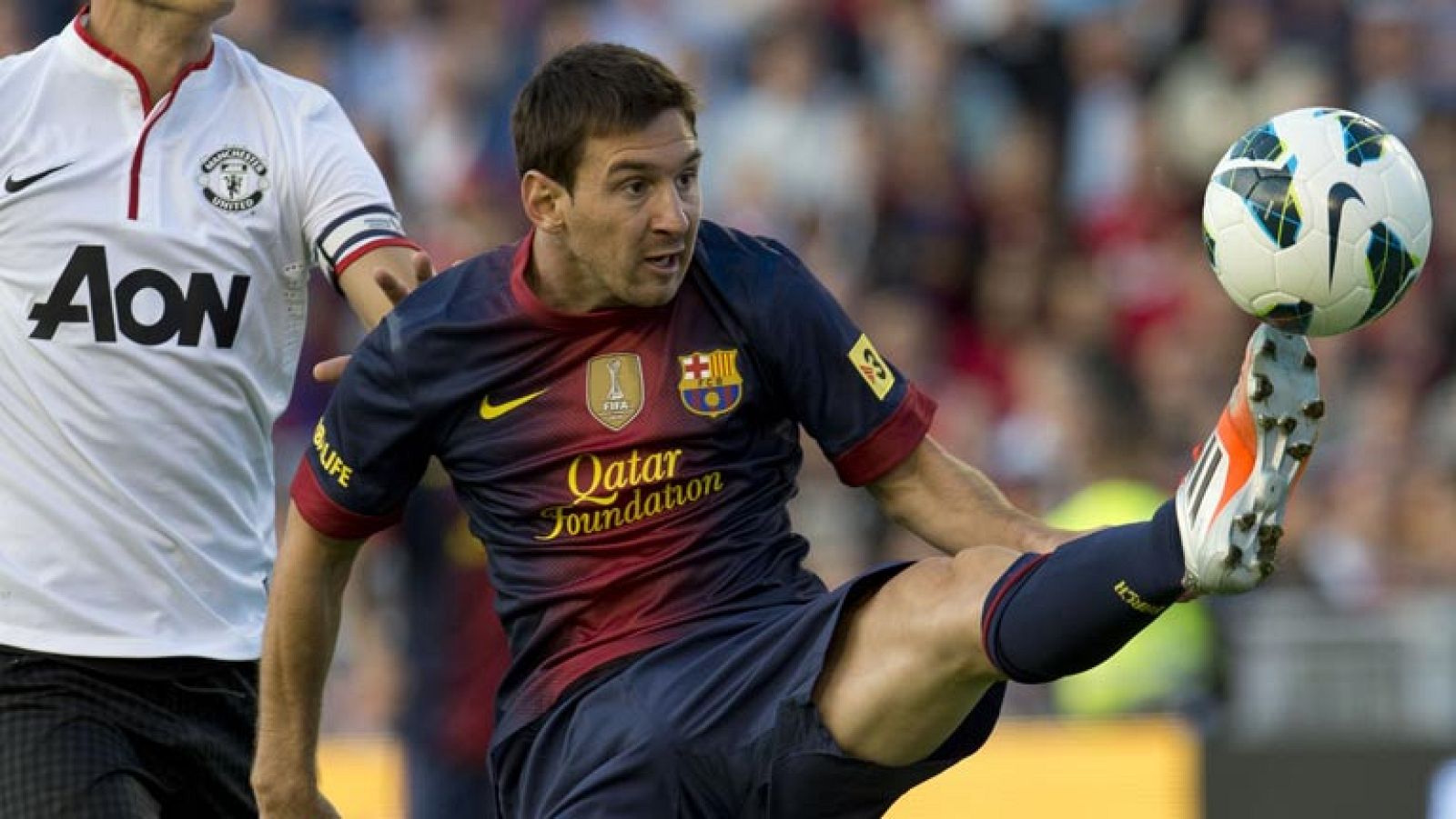 No fue tan brillante el amistoso del Barcelona en Gotteborg ante el Manchester United. Empate a cero y victoria azulgrana en la tanda de penaltis. Jordi Alba debutó con la camiseta del Barça.