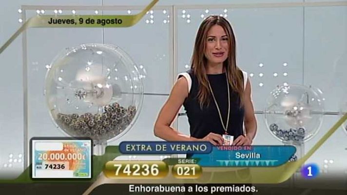 Sorteos ONCE - Sorteo ONCE - 09/08/12