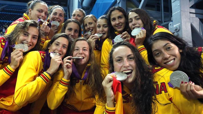 La selección española femenina de waterpolo, plata en Londres 2012 | Ver