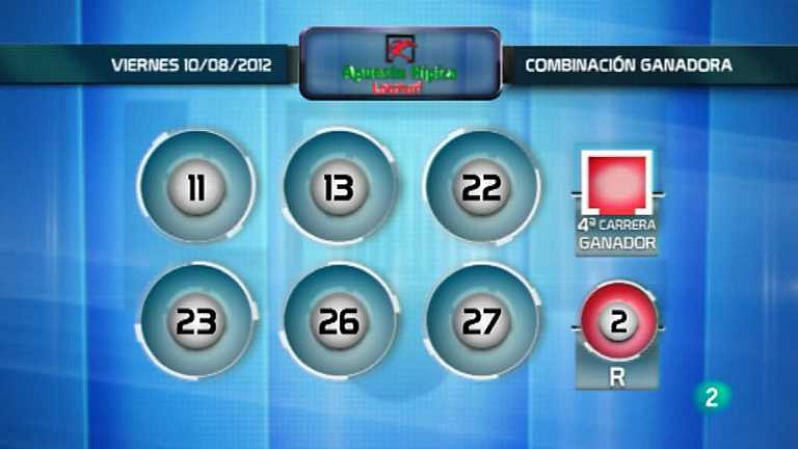 La suerte en tus manos - 10/08/12 - ver ahora