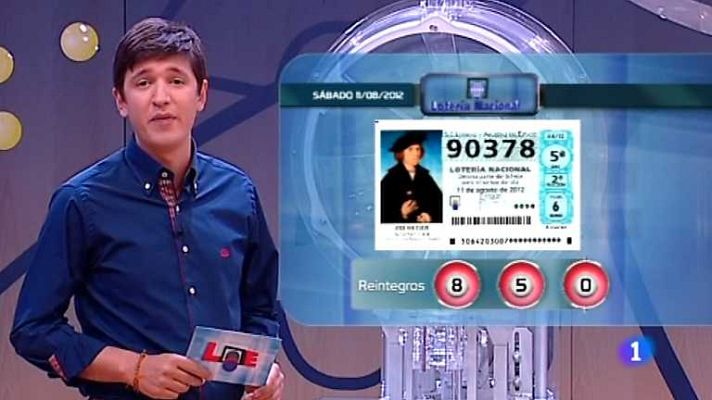 Loterías - Lotería Nacional - 11/08/12
