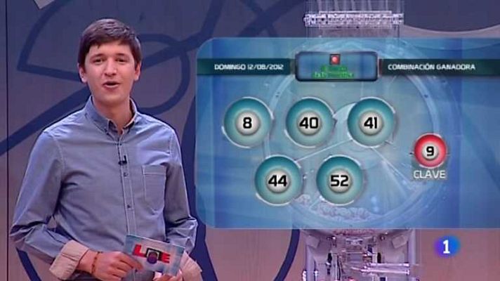 Loterías - Gordo de la Primitiva - 12/08/12