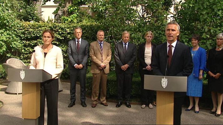 Telediario 1 - Conclusiones del atentado en Oslo