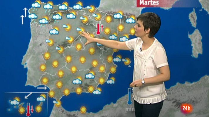El tiempo - Precipitaciones en el noroeste peninsular