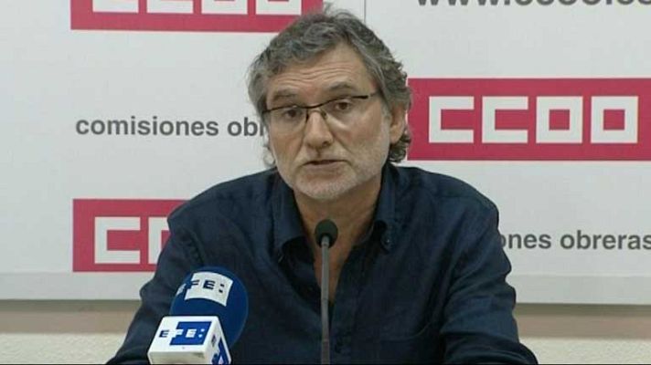 Telediario 1 - Los sindicatos, con los 400 euros