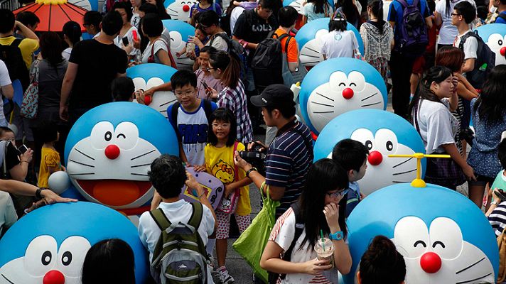 Informativo 24h - Una enorme exposición de Doraemon celebra los 100 años que faltan para su nacimiento