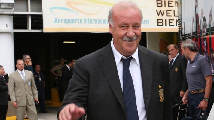 Telediario 1 - Del Bosque iguala a Clemente en partidos como seleccionador