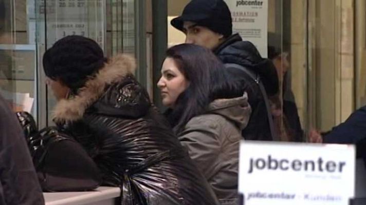 Telediario 1 - Ayuda a parados en Europa