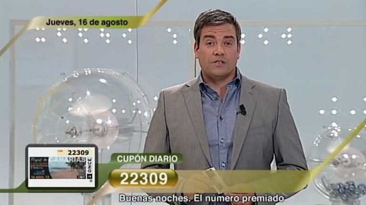 Sorteos ONCE - Sorteo ONCE - 16/08/12