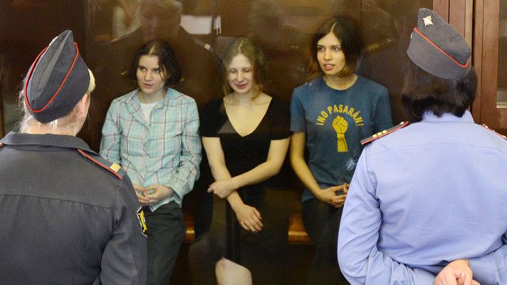 Telediario 1 - Pussy Riot: 3 años de sentencia