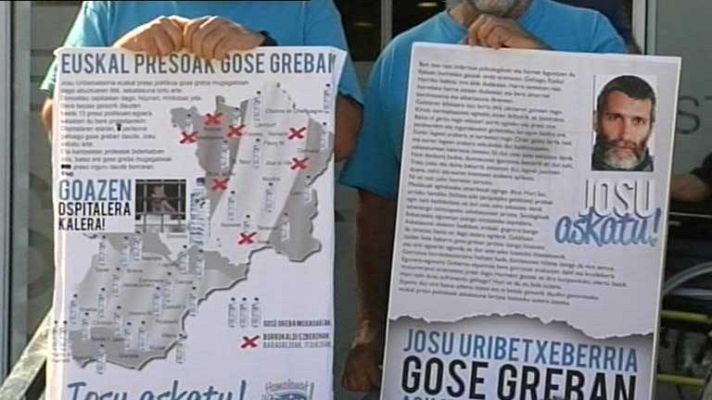 Telediario 1 - Tercer grado del etarra enfermo