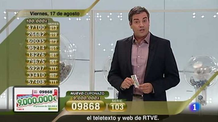 Sorteos ONCE - Sorteo ONCE - 17/08/12