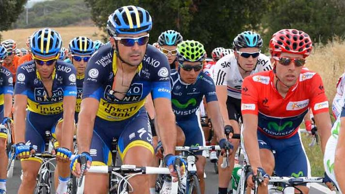 Vuelta ciclista a España - Contador ya piensa en la montaña
