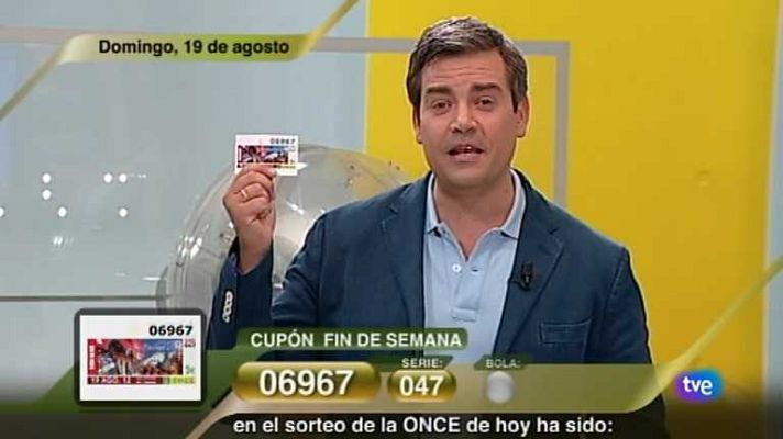Sorteos ONCE - Sorteo ONCE - 19/08/12