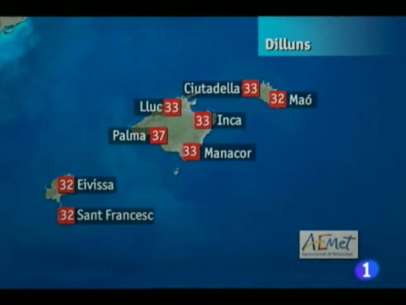 El temps a les Illes Balears - 20/08/12 | Ver