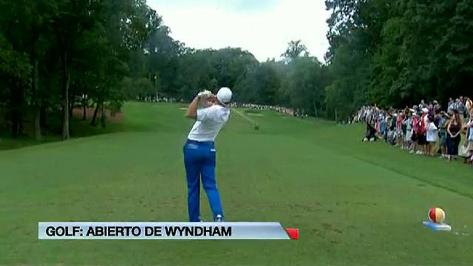 Si la lluvia lo permite, Sergio García, líder en Carolina del Norte, tiene a tiro la victoria en la jornada final.