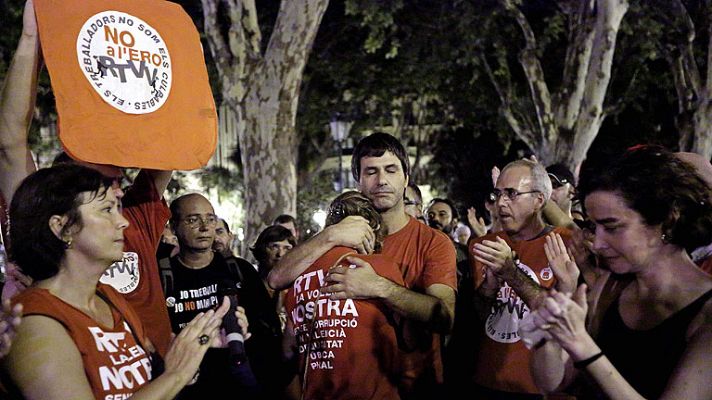 Informativo 24h - Aprobado el ERE que supodrá la salida de 1.298 trabajadores de la Radiotelevisión Valenciana