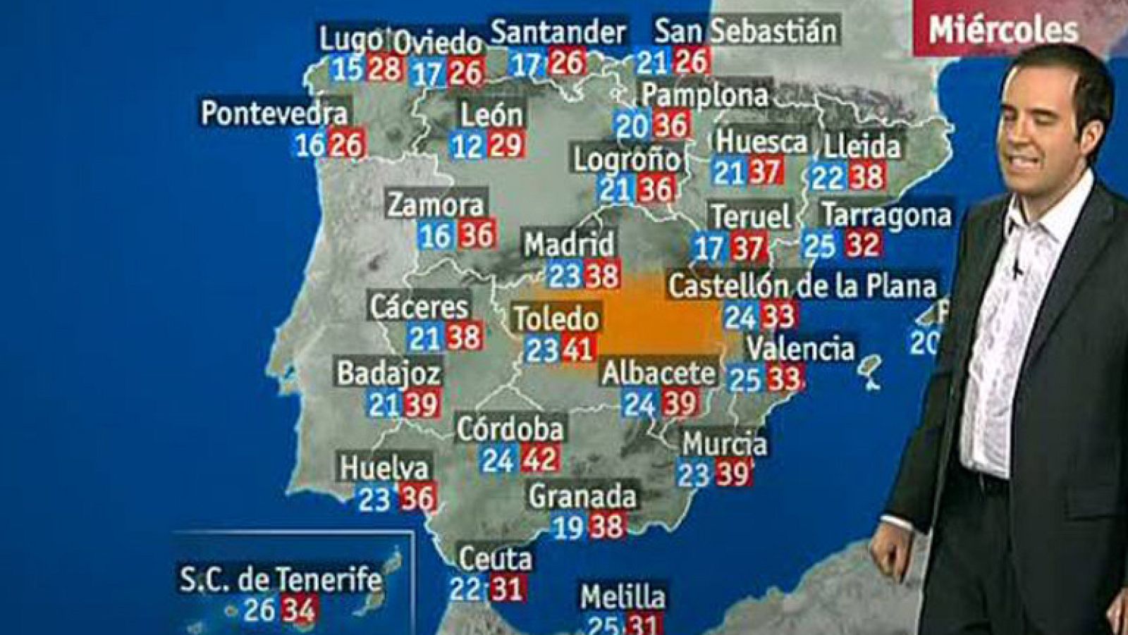 Calor en el centro y el sureste y tormentas en zonas montañosas