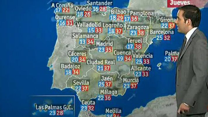 El tiempo - Empiezan a bajar las temperaturas, sobre todo, en el noroeste