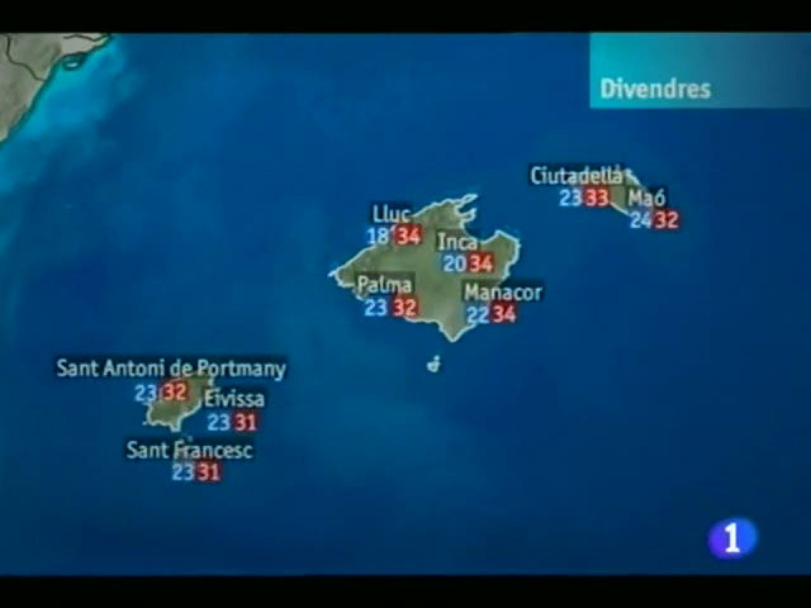 El temps a les Illes Balears - 23/08/12 | Ver
