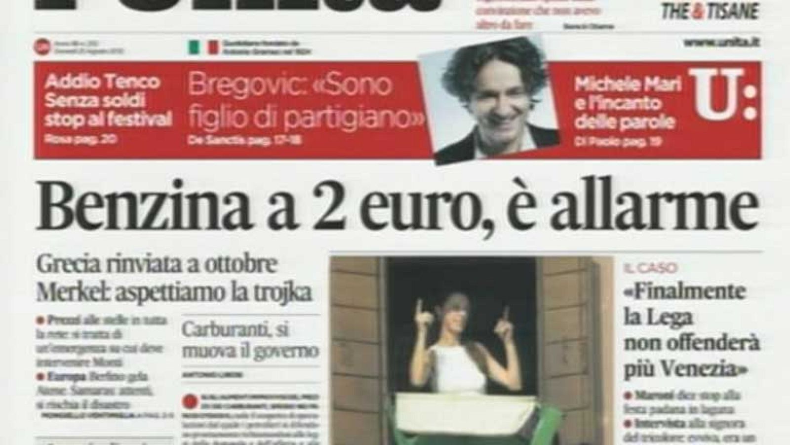 Italia es el primer país de la Unión Europea donde el precio máximo de la gasolina supera lo