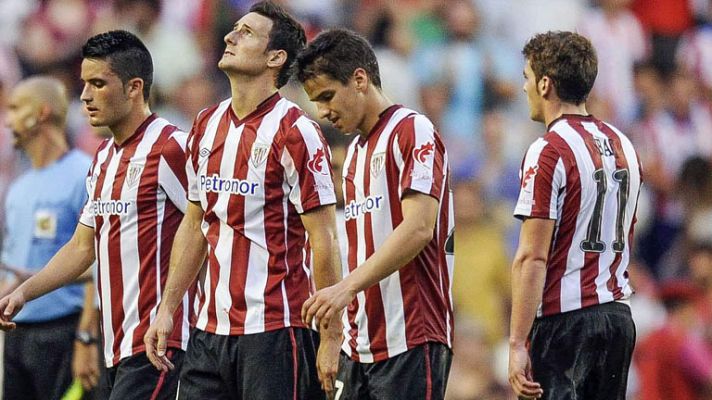 Telediario 1 - El Athletic debuta en la previa de Europa League