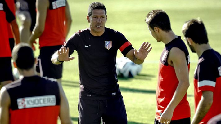Telediario 1 - Simeone, más atento a Europa League que a Supercopa