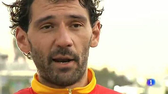 Telediario 1 - Garbajosa, Jiménez y Angulo se estrena en el Mundial 3x3