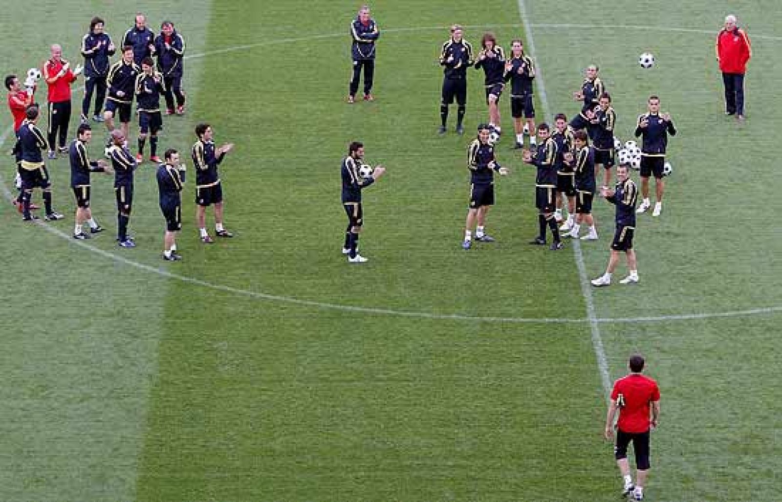 La selección, como una piña