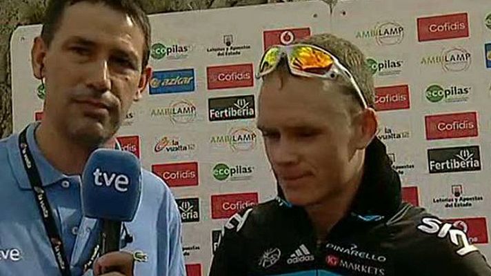 Vuelta ciclista a España - Froome: "Es una cima muy dura"