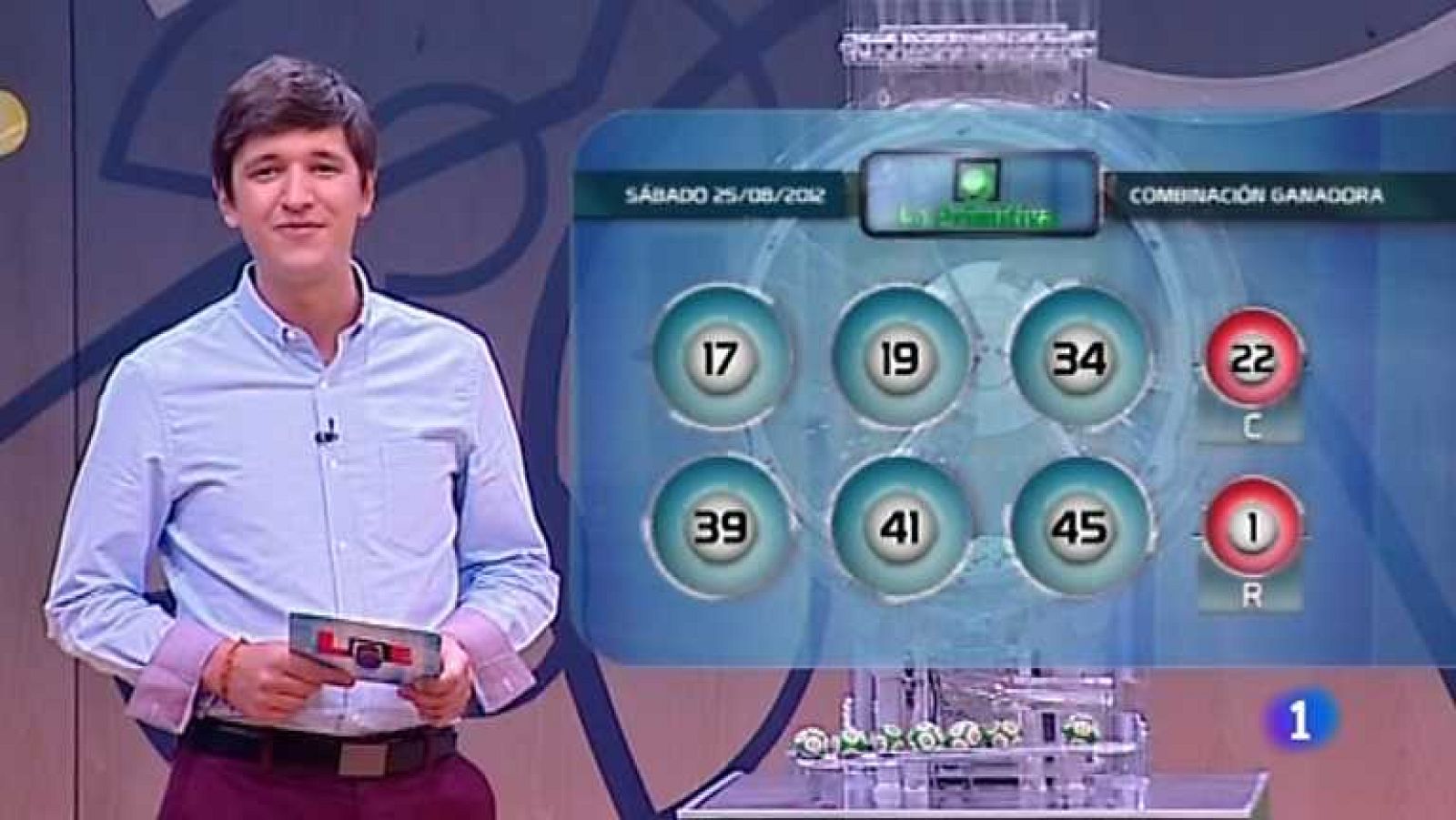 Primitiva - 25/08/12 - ver ahora