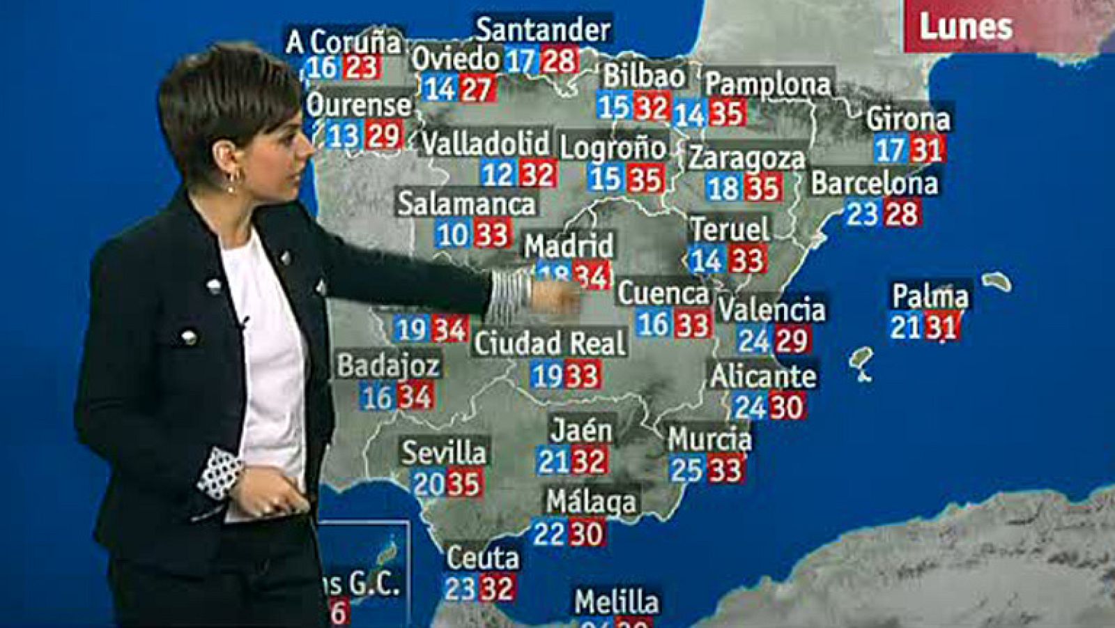 Suben las temperaturas en el norte y llueve en el sureste