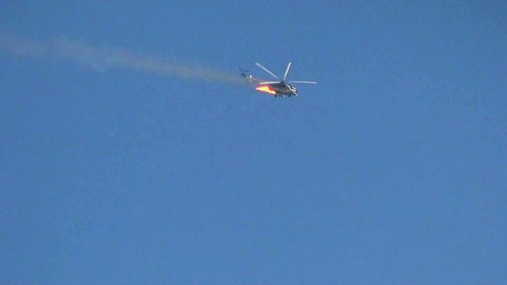Informativo 24h - Un helicóptero militar sirio se estrella en Damasco