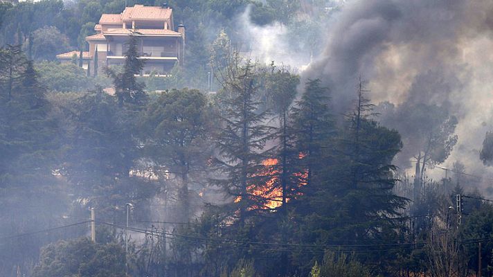 Informativo 24h - El 112 cree que el incendio de Robledo de Chavela, en Madrid, ha sido provocado por un pirómano