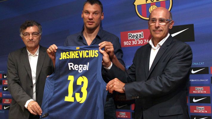Telediario 1 - Jasikevicius: "Sabía que iba a volver al Barcelona"