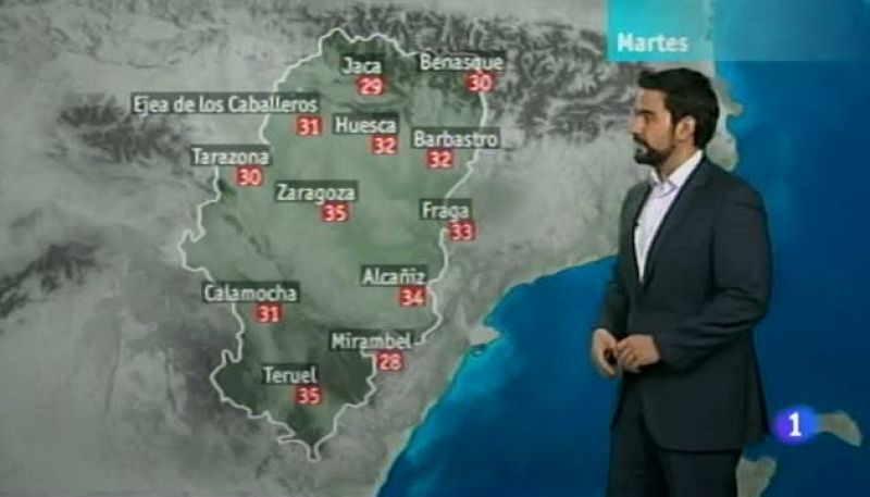 El tiempo en Aragón - 28/08/12 | Ver