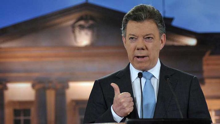 Telediario 1 - Santos dialoga con las FARC