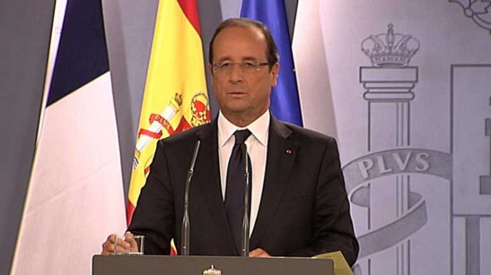 Telediario 1 - Hollande: el BCE debe intervenir