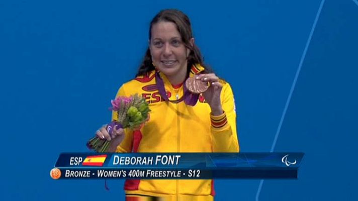  - Deborah Font, bronce en los 400 metros libres