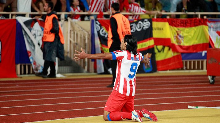 Champions League - Falcao adelanta al Atlético (0-1)