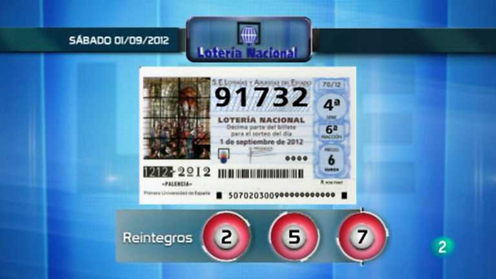 Loteria viajera - 01/09/12 - Ver ahora